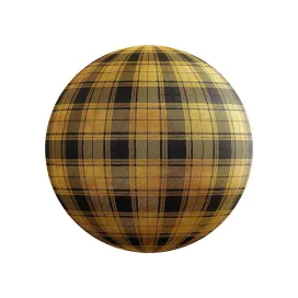 Orange checkered fabric